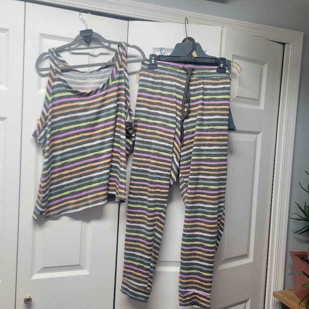 Striped Two-Piece Set